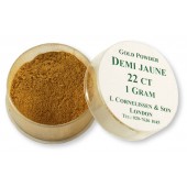 Cornelissen Gold Powder 1 g Demi Jaune 22 Carat