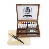 Schmincke Norma Set 11 x 35 ml, 2 brushes