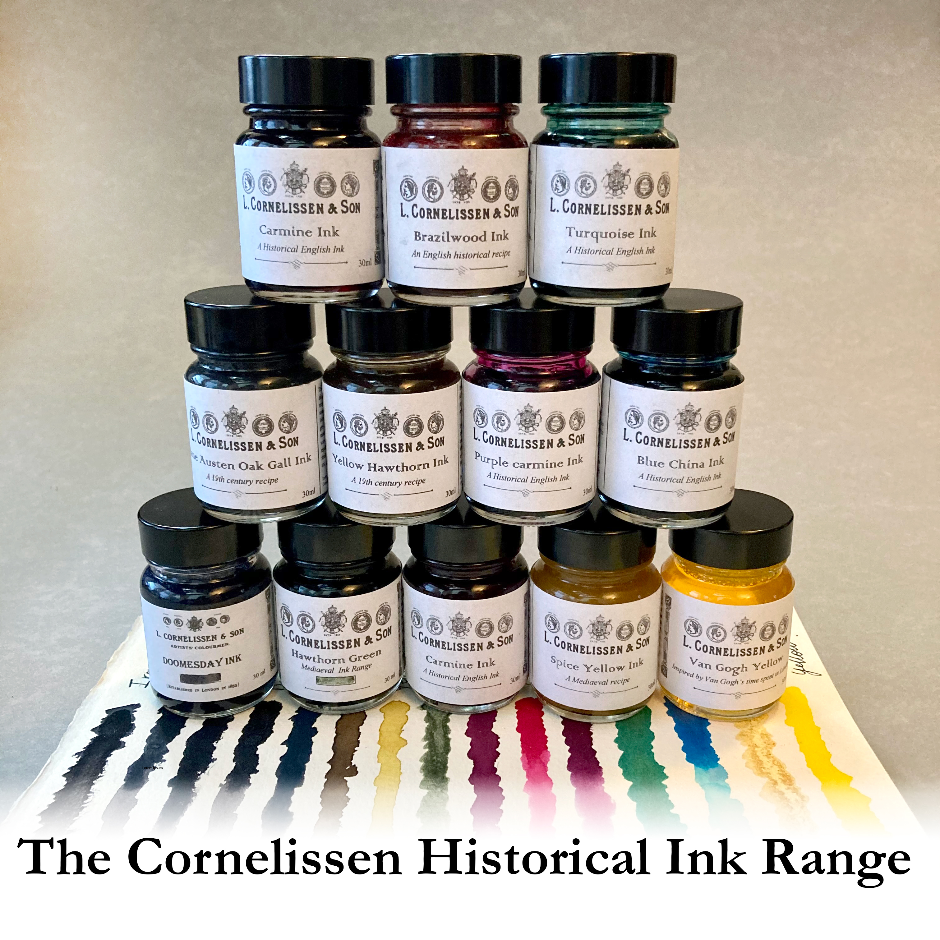 The Cornelissen Historical Ink Range