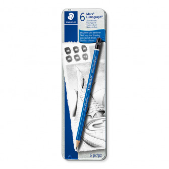 STAEDTLER Mars Lumograph Pencil 6 Set