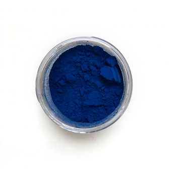 Antwerp Blue pigment in a 15ml jar.