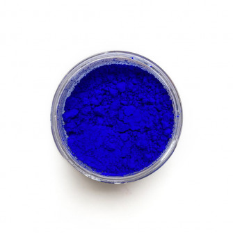 Ultramarine Blue Dark pigment in a 15ml jar.