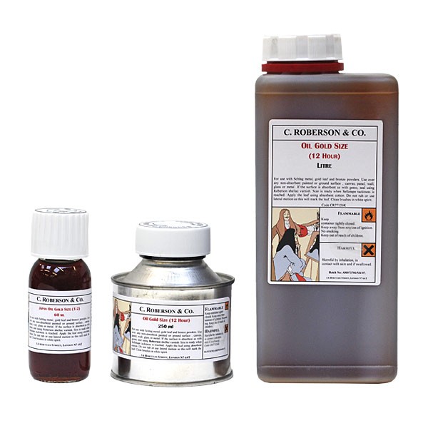 roberson oil gold size 3 hour oil gold size gilding gold size
