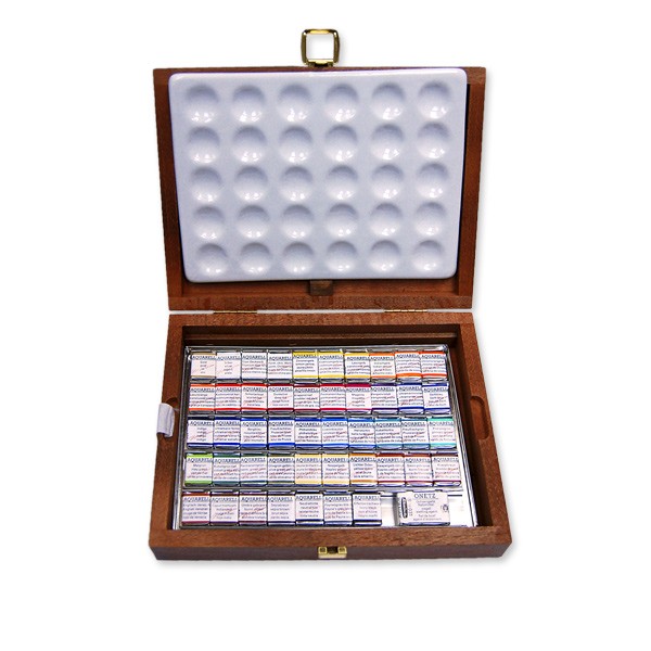 Schmincke Horadam Box 48 Half Pans Watercolour Sets Watercolour