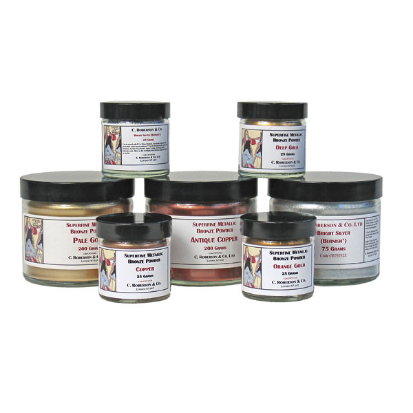 Roberson Bronze Powders Silver 75g Metallic Powders Gilding