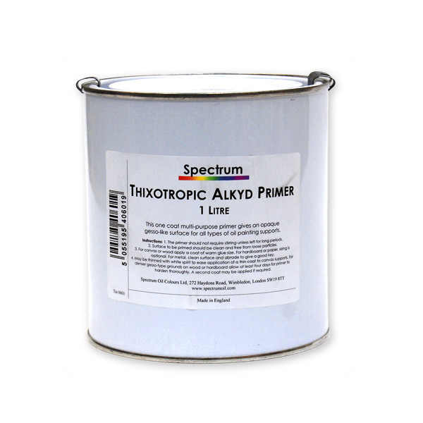 Spectrum Alkyd Primer Primers and Sealers Canvas and Supports