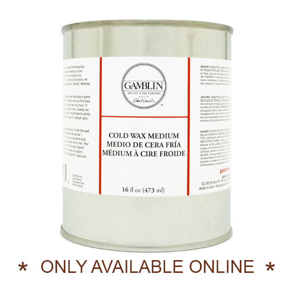 Gamblin Cold Wax Medium - 16oz – Opus Art Supplies