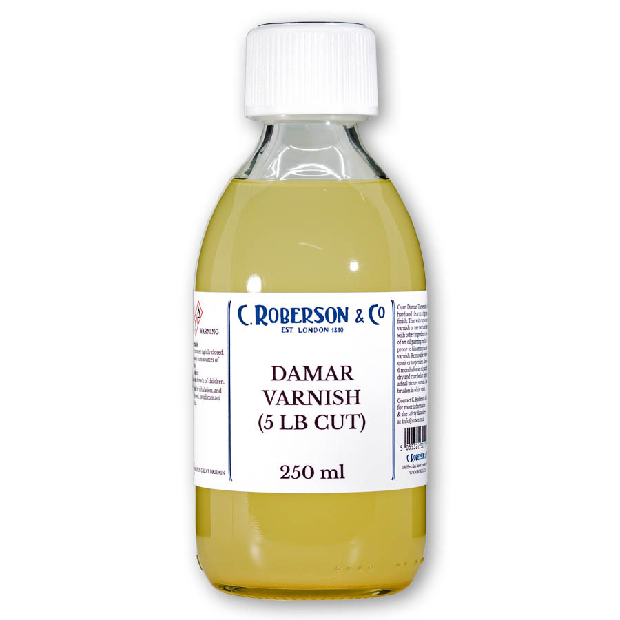 Roberson Damar Varnish 5 lb Cut Varnishes Oils and Acrylics
