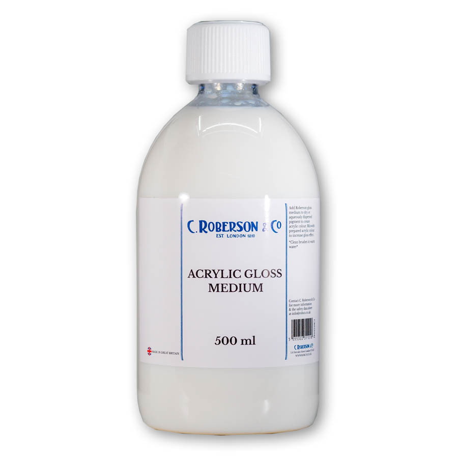Roberson Acrylic Gloss Medium Acrylic Mediums Oils and Acrylics
