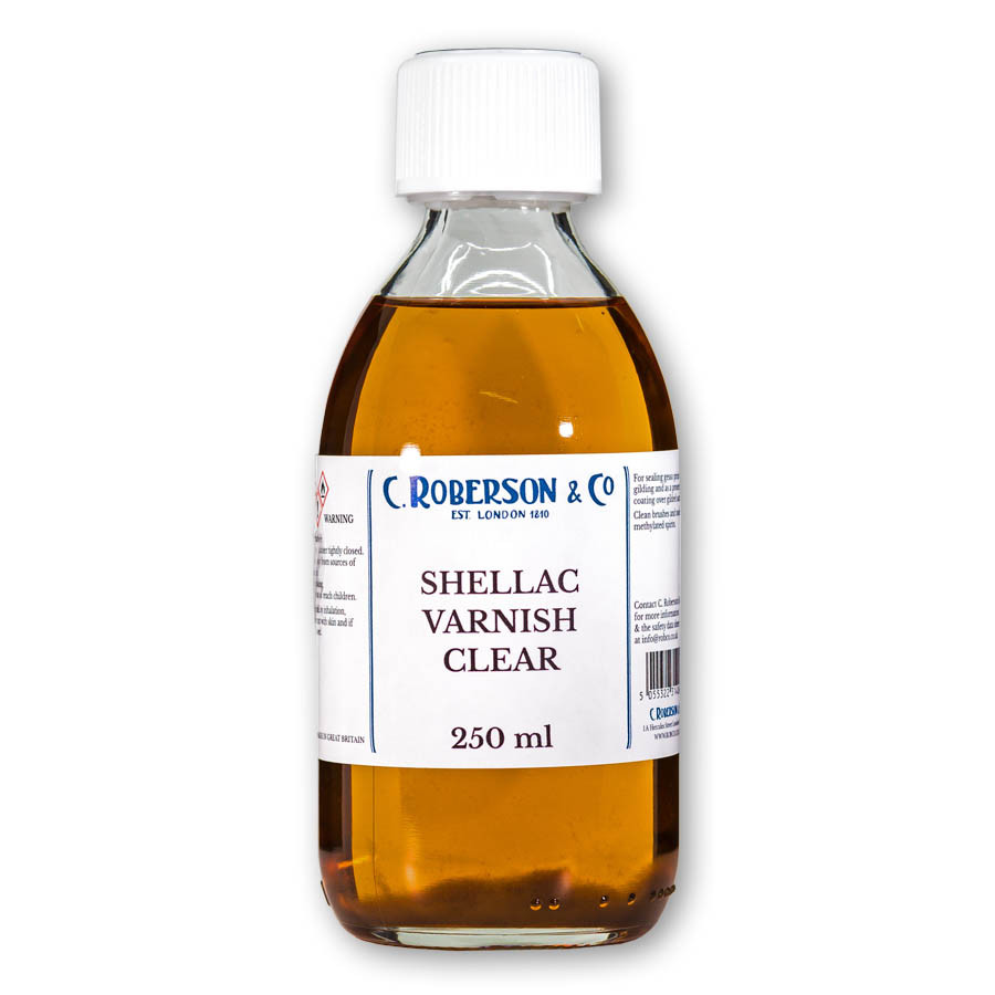Roberson Clear Shellac Varnish Lacquers & Varnishes for Gilding