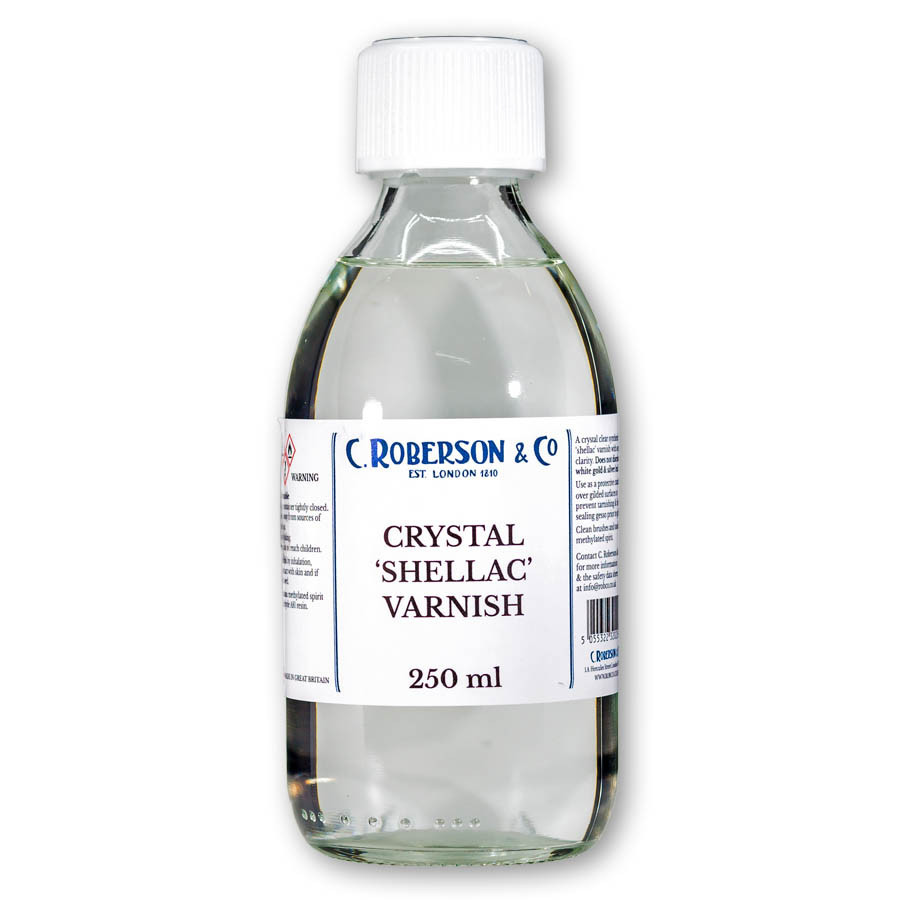 Roberson Crystal Shellac Varnish Lacquers & Varnishes for Gilding