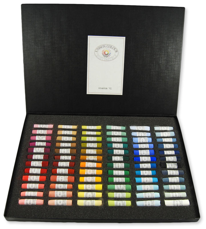 Unison 72 Standard Assorted Pastels Soft Pastel Sets Pastels