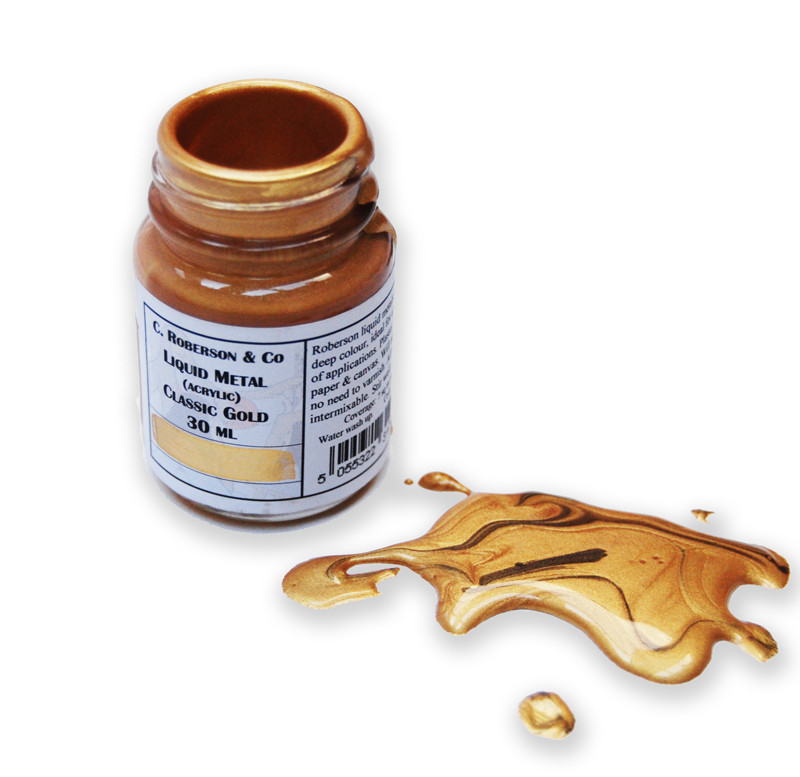 Roberson Liquid Metal Acrylic Inks