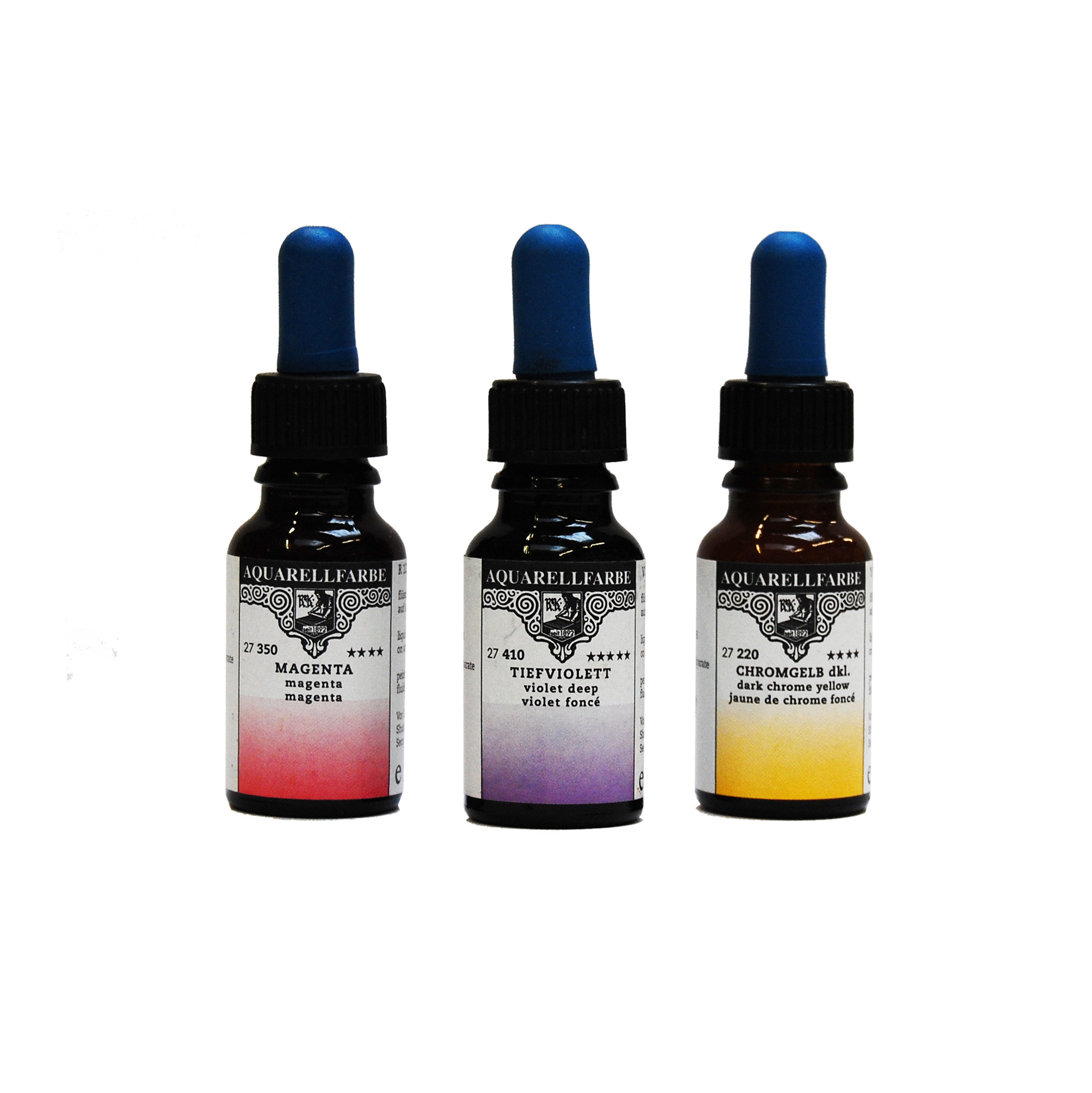 Rohrer & Klingner Liquid Watercolour Inks - Drawing Inks - Drawing ...