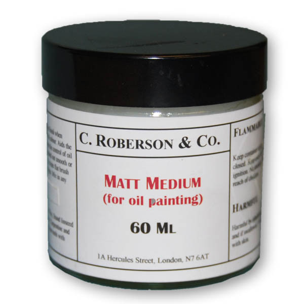 Roberson Matt Medium Mediums and Siccatives Oils and Acrylics