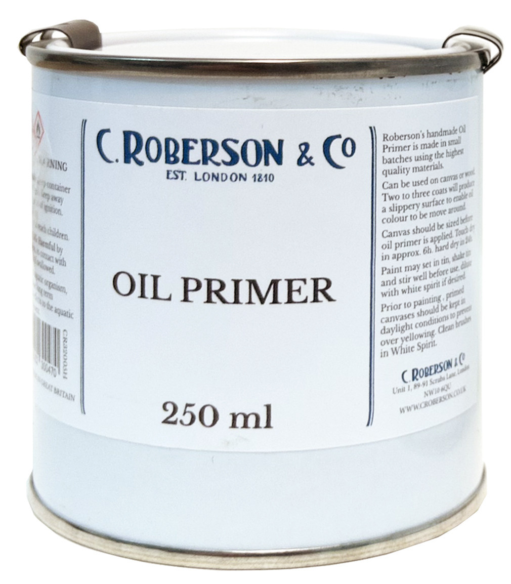 Roberson Oil Primers Primers and Sealers Canvas and Supports