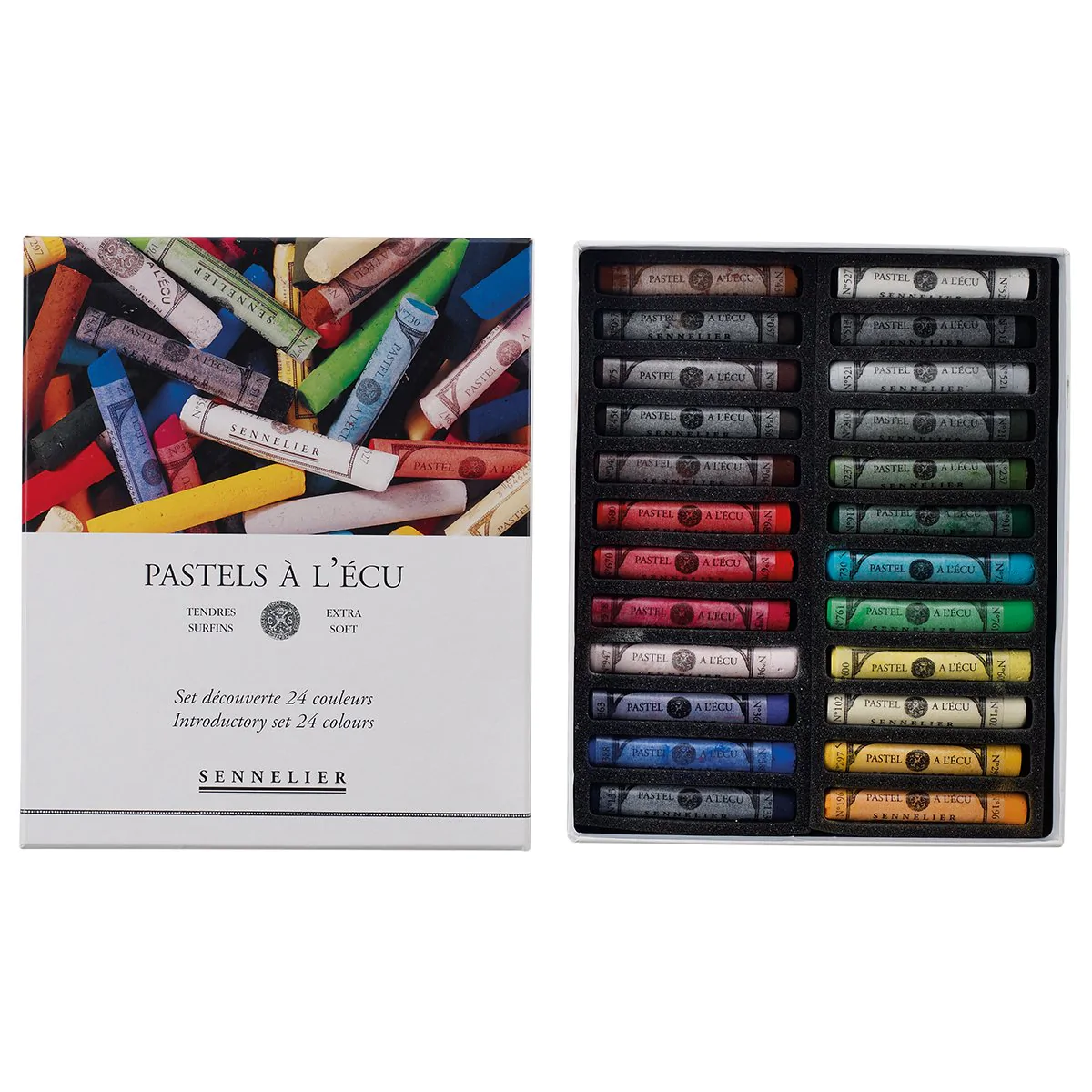 Set van 12 droge pastels half pastels - zachte pastels - BORD DE MER (import uit... | bol