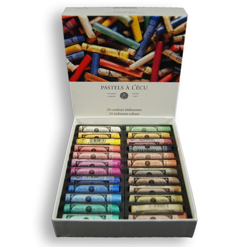Sennelier Set 24 Iridescent pastels Soft Pastel Sets Pastels