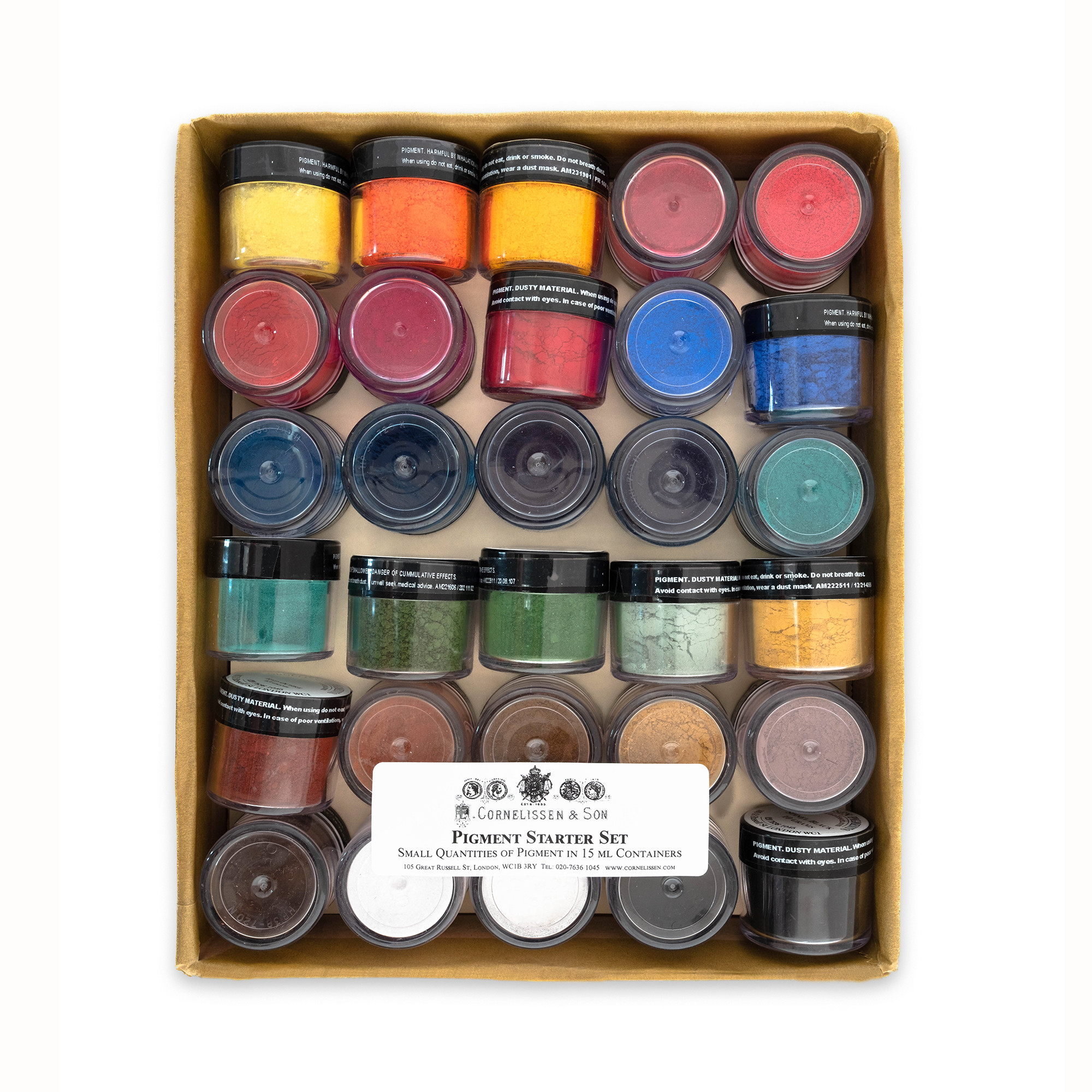 Pigment Set of 30 Colours Artists Quality Pigment Sets Pigments