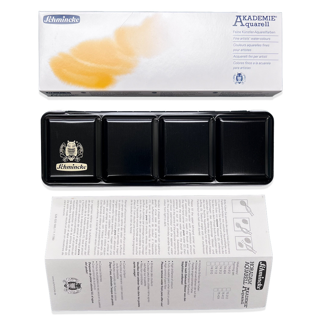 Schmincke - AKADEMIE®AQUARELL Watercolor Box, Basic