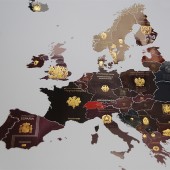 Passport Map, Europe, A2 poster print