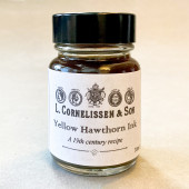Cornelissen Historical Inks, Hawthorn Yellow Ink 30ml