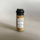 Hampstead Heath Yellow Ochre in a 20 ml glass vial, sealed with wax.