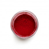Quinacridone Scarlet pigment in a 15ml jar.