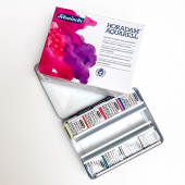 Schmincke Horadam Aquarell Set, 8 x Half Pans, Enamelled Metal Box