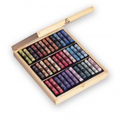 Sennelier Light Wooden Box 36 Assorted pastels