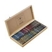 Sennelier Wooden Box 50 Assorted pastels