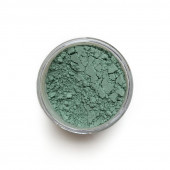 Terre Verte pigment in a 15ml jar.