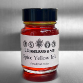 Cornelissen Historical Inks,  Spice  Yellow Ink 30ml