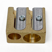Möbius & Ruppert Brass Double Pencil Sharpener