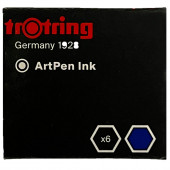 Rotring Artpen Refill Pack of 6 Blue