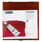 Schmincke Mussini Set 10 x 35 ml tubes, Wooden Box