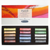 Schmincke Pastels Set, 15 Assorted Half Sticks in Cardboard Box