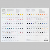 W&N Professional Watercolour Chart
