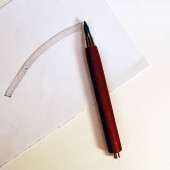 Mahogany Stained Clutch Pencil
