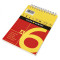 Daler Red and Yellow Spiral Bound